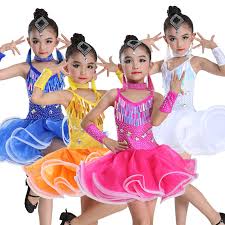 Bottoms cuban heels dresses latin rhythm leotards mens practice series standard smooth tops. Girls Sequin Professional Latin Salsa Cha Cha Ballroom Dance Competition Dress Costume For Kid Dancing Clothes Dancer Clothing Buy At The Price Of 29 19 In Aliexpress Com Imall Com
