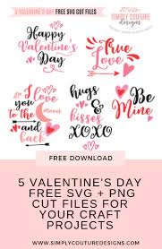 The happy valentines day bendy card is included in the valentine bundle along with the dotty heart card and matching tag, there is also the heart of hearts design which can be used on a card or as a tag. 5 Free Valentine S Day Svg Files And Printables Simply Couture Designs