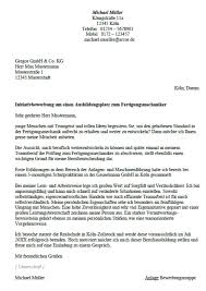 Worauf sollte ich beim bewerbungsschreiben für eine ausbildung achten? Bewerbung Fertigungsmechaniker Ausbildung Sofort Download