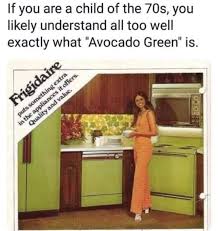 Image result for New Avocado Green 1983 Kelvinator