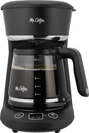 Cups, and fits well in small spaces. Best Buy Mr Coffee 12 Cup Coffee Maker With Led Display Black Chrome 2087908