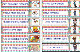 Oraciones Con Ilustraciones Para Primer Y Segundo Grado De Primaria Educacion Primaria