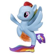 My Little Pony Seapony Collection Rainbow Dash Brushable Pony Mlp Merch