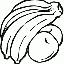 Dibujo Platano Para Colorear