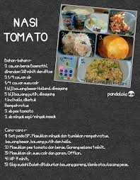 Biasanya, nasi tomat disajikan dengan ayam atau daging merah masak. 18 Resepi Nasi Ideas Malaysian Food Recipes Food