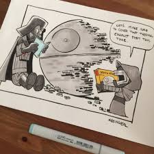Twitter Star Wars Cartoon Star Wars Humor Star Wars Comics