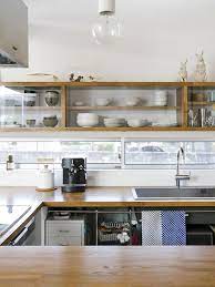 kệ gỗ kinh bếp chữ u bếp từ 60cm may rửa bat 70 bồn đơn 80 tổng cộng dai 2 1m thoi リビング キッチン 造作キッチン キッチン間取り