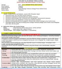 Rpp Daring Geografi Kelas Xi Semester 1 Geografi Rencana Pembelajaran Sekolah