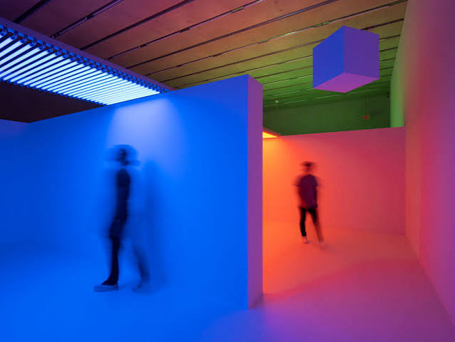 Work by Carlos Cruz-Diez
