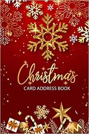 You can print them with the text in white as shown here or in gold. Christmas Card Address Book Card List Tracker For Holiday Christmas Cards You Send And Receive Christmas Card Record Book Address Book Tracker With Card Recorder Address Book Volume 6 Kelly