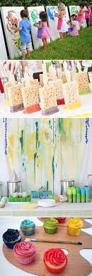A Paint Party Paint Party Party Themes Kids Party