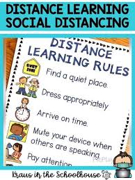 Distance Learning Social Distancing Distance Learning First Day Of School Activities Teacher Help