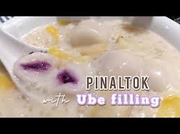 Pinaltok With Ube Filling Ginataang Bilo Bilo Youtube In 2020 Food Ube Chinese Dessert