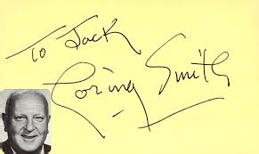 Loring Smith Signed Auto 3x5 Index Card Twilight Zone
