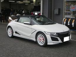 s660 s660にrp装着です ホワイトブルーパール 真っ白なボディにお似合いです レーシーな仕上がりで 見た目も性能も wheels bbs ブルーパール アルミホイール ホンダ s660
