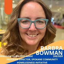 We're excited to welcome Barbra Bowman (she/her) who will be leading our  work with the unhoused community as the Program Director for the Spokane  Community Homelessness Initiative. Barbra is excited…