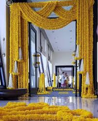 Marigold Hangings Mandap Decor Wedding Backdrop Decorations Home Wedding Decorations