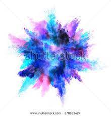 Explosion Of Colored Powder Isolated On White Background Watercolor Splash Png Watercolor Splash Color Splash Effect