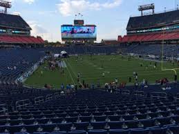 The tennessee titans are a professional american football team based in nashville, tennessee. Nissan Stadium Bereich 126 Heimat Von Tennessee Titans Tsu Tigers Nashville Sc