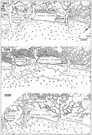 8 U S Coast And Geodetic Survey Coastal Charts Illustrate