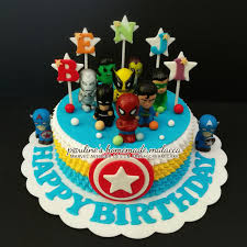 Marvel avengers cake tutorial with step by step video instructions. Marvel Avenger Hero Design Fresh Cream Cake Fun Desserts Cream Cake Fresh Cream