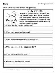 These worksheets encourage quick learning and expand horizons as kids sharpen their reading and comprehension skills. Baby Chickens Reading Comprehension Printable Worksheet Reading Comprehension Skills Reading Comprehension Worksheets Reading Comprehension
