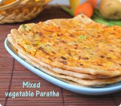 Mixed Veg Paratha Recipe Raks Kitchen Recipe Paratha Recipes Paratha Recipes