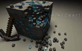 Click me to see wiki. Diamond Ore With Iron Pick Hd Wallpaper Background Image 1920x1200