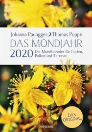 Der kalender zeigt die mondphasen der einzelnen jahre. Das Mondjahr 2020 Von Johanna Paungger Thomas Poppe Kalender Portofrei Bestellen