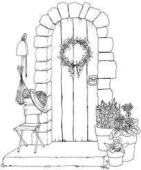 We have collected 38+ door coloring page images of various designs for you to color. Free Printable 165 This Picture Was Lots Of Fun To Draw And Enjoyable To Colour Too I Used Various Copic Markers To Coloring Pages Coloring Books Sketches