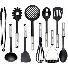 Maybe you would like to learn more about one of these? Kitchen Tools Gadgets Details About 5x Cooking Utensil Set Stainless Steel Kitchen Gadget Tool Siliconehandles Spoon Cooking Utensils