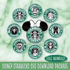 Svg file designs bring ultimate selection of star buck digital cutting files in different extensions like png, svg, jpg, dxf for our digital cutting file starbucks target disneyland repeat is selling like hot cakes these days. Starbucks Style Logos Inspired By Disney Characters And Movies Bundle Includes 9 Logos Disney Starbucks Coffee Cup Design Starbucks Logo