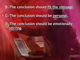 There must not be more than one <main> element in a document. Concluding The Sermon I What Are The Main Elements Of The Conclusion Ppt Download