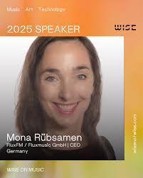 Welcome another round of speakers for our #WISE2025 lineup — exploring  innovation across #radio #quantumart #art, #musictech, ⚡🎶 @monarubsamen is  Managing Partner of the broadcasting network @FluxFM
