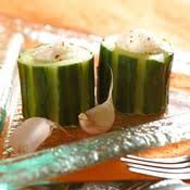 Recette Concombres A La Creme D Ail Recette Concombre A La Creme Concombre Recette Concombre