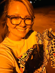 Neighbor receives custom shirts delivery