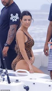 Besides tv reality shows, she runs several businesses inline with fashion and retail. Kourtney Kardashian Showcases Flawless Physique In Cheetah Print Suit Kardashian Bikini Kourtney Kardashian Bikini Kim Kardashian Bikini