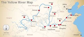 The Geography Of The Yellow River Yellow River Historical Maps Geography