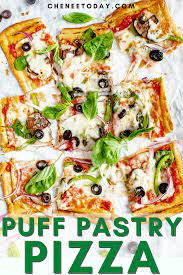 Puff Pastry Pizza So Easy With Puffed Pastry Pizza Crust Chenee Today Recipe In 2021 Recipes Puff Pastry Pizza Quick Meals