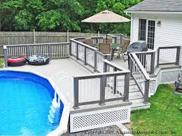 We ensure that our company is licensed, insured and certified pool contractor in the state of florida. Small Above Ground Pool Deck Ideas