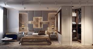 Example of a trendy master carpeted bedroom design in orlando with gray walls making it long instead of wide. Low Budget Bedroom Modern Luxury Elegant Bedroom Design Luxury Bedrooms Ideas