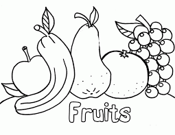 These spring coloring pages are sure to get the kids in the mood for warmer weather. Fruit Coloring Pages Printable Fruit Basket Coloring Pages To Coloring Library
