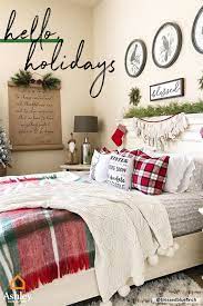 Celebrate The Season With A New Guest Bedroom Christmas Decorations Bedroom Christmas Bedroom Christmas Room Decor