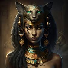 Egyptische godin Bastet Art 4k - Etsy Nederland