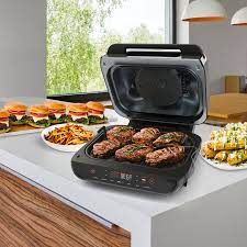 Ninja Ninja Foodi Smart Xl 6 In 1 Indoor Grill With 4 Qt Air Fryer Roast Bake Broil Dehydrate Black Fg551 Best Buy