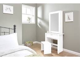 Gone are the days of managing with small portable mirrors. White Hobson Dressing Table Sliding Mirror Stool Set Bedroom