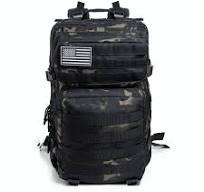 Tas Taktis Pria Tentara Kamuflase Ransel Perjalanan Luar Ruangan Tahan Air  (50L)