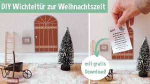 Die wichteltür ist ein vorweihnachtlicher brauch aus skandinavien. Wichteltur Zu Weihnachten Inkl Briefe Vom Weihnachtswichtel