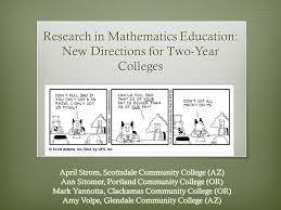 research in mathematics education new directions for two