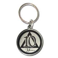 Sobriety anniversary sayings and congratulations on sobriety quotes make your recovering loved one feel special. Sobriety Anniversary Medallion Key Chain